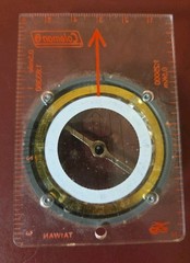 COLEMAN MAP COMPASS HIKING CAMPING HUNTING FISHING