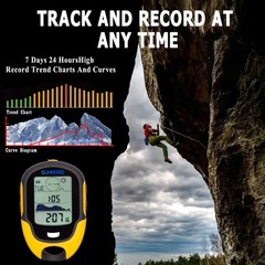 Barometer Altimeter Compass LCD Digital Thermometer Watches-Hygrometer Yellow