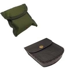 Set of 2 Lensatic Compasses with Black and Green Carrying Cases