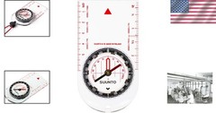 Portable A-10 Compass: Accurate Guide for Hiking, Trekking & Outdoor Activities