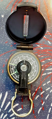 Engineer Lensatic Compass- Made In Japan VINTAGE