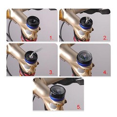 Clip-On Compass For Bikes Motorcycle Stem Compass Portable Cycling