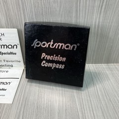 1970s Era Sportsman Precision Compass Black Crackle Finish NIB NOS