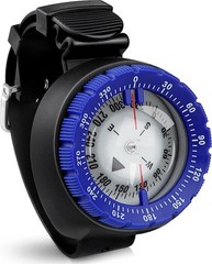 Professional Waterproof 5ATM Dive Wrist Scuba Compass TPU Band Sports Diving