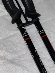 Pair of 2 Trekking Walking Hiking Sticks Anti-shock Adjustable Hitorhike Classic