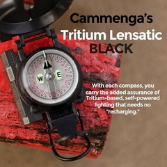Lensatic Tritium Compass, Official USA Military Compass – Accurate and Ultral…
