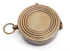 SIFAAT WORLD ”Not All Who Wander are Lost Engraved Antique Brass Pocket Compass