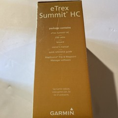 GARMIN eTrex Summit HC Handheld GPS Receiver Unit Tested Working