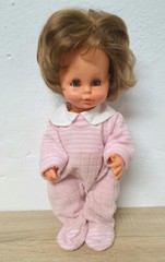 Play doll vinyl doll doll M Zapf 36 cm sleep eyes collector rarity Vintage