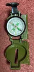 US Military Style Hunter Green Lensatic Compass – New