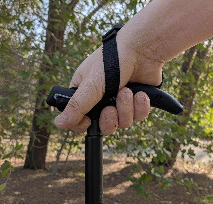 1pc Mont-bell T-Grip Folding Trekking Pole Carbon Anti-Shock Lightweight 7.8oz