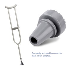 Rubber Head Crutch Accessories Antislip Tips Walking Stick Feet 19mm Diameter