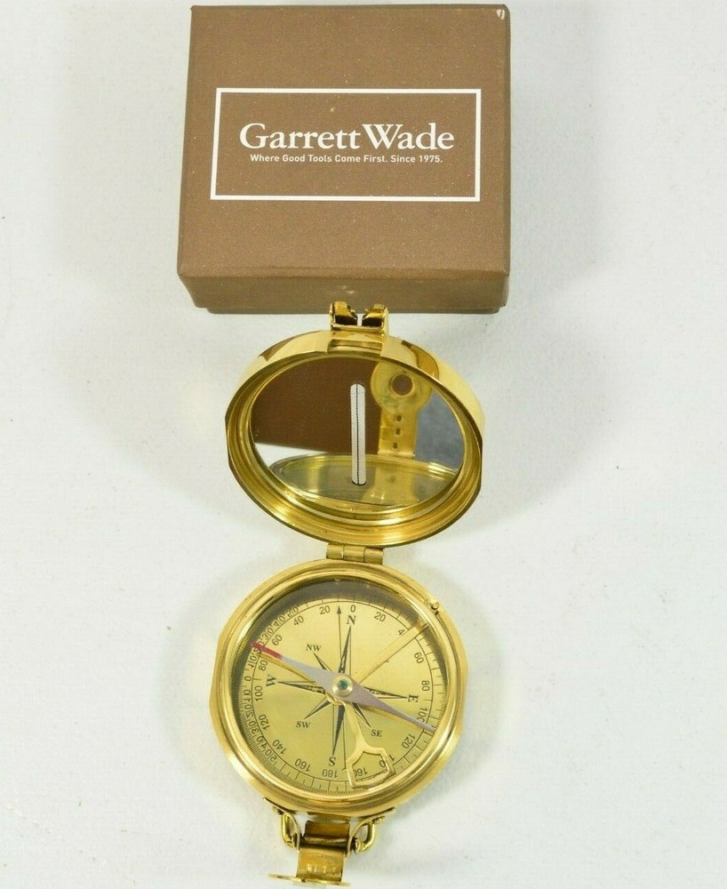 Garrett Wade Lensatic Compass Brass 3″