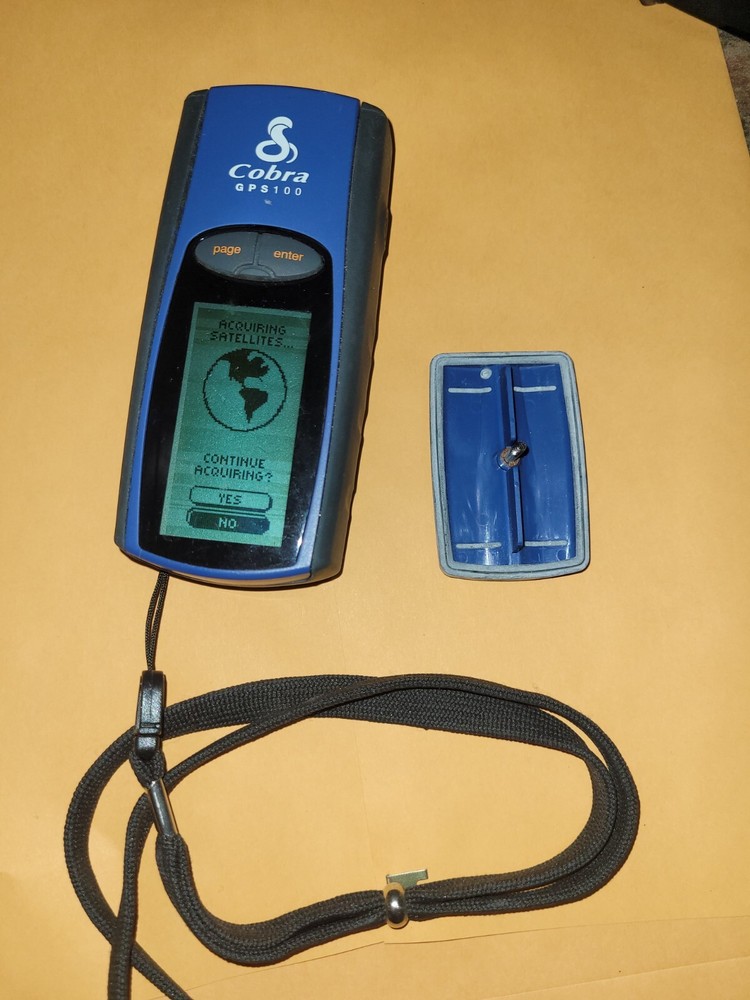 Cobra GPS100 Portable GPS Navigator 100 used
