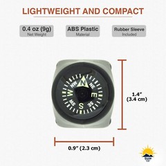 Sun Company Clip-On Compass for Bikes