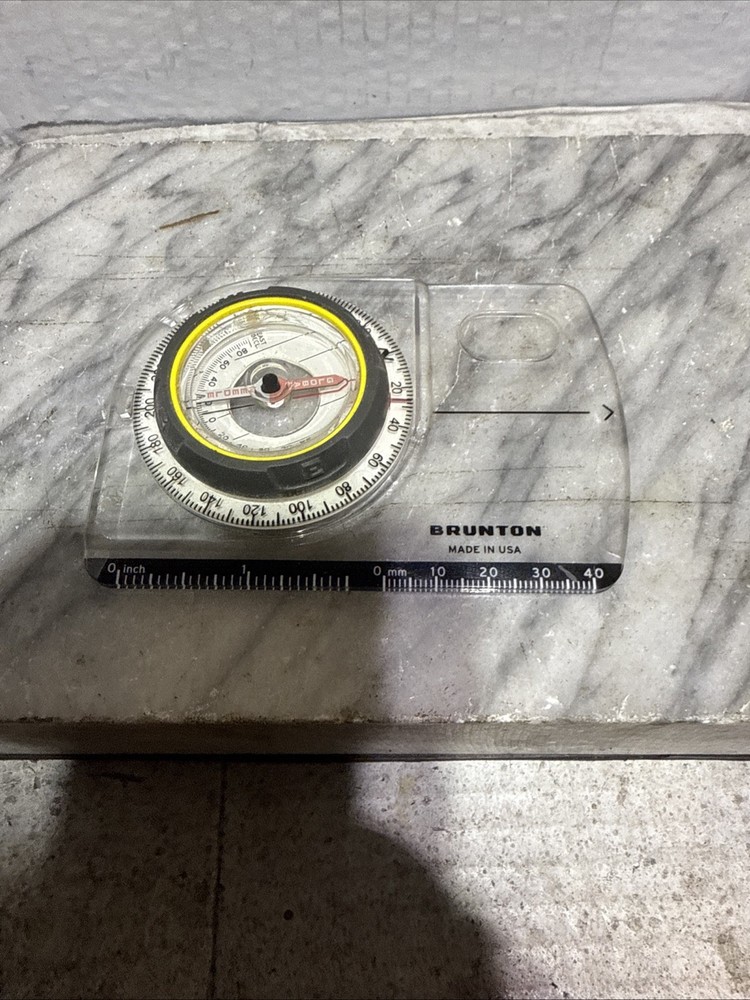Brunton Truarc 5 Metric Scale Camping Compass, Metric Scale NIP