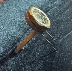 Vintage West German Pin-On Belt Field Compass