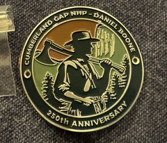 Cumberland Gap – Hiking Staff Medallion – Daniel Boone