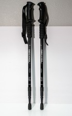 Necasil 2x Trekking Poles Black New Aircraft Grade Aluminum