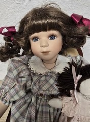 Artist doll porcelain doll 35 cm collector rarity Vintage