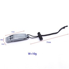 Hiking Camping Whistle Diving Whistle PP 11cm Rope Length Compact Size