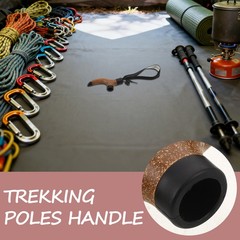Walking Stick Handle Grip: Cork Replacement Handle – Non-Slip Ergonomic