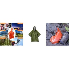 Compact Rain Gear Thermal Outerwear 210T Polyester Material Lightweight 80g