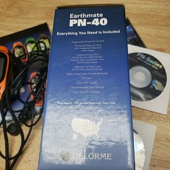 DeLorme Earthmate PN-40 GPS Handheld Orange Complete New Open Box