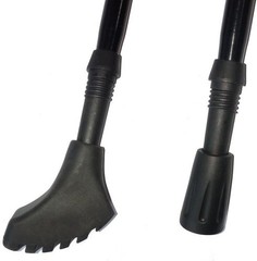 Shock-Absorbing Rubber Tips Set for Hiking Poles – 4 Pairs for Ultimate Traction