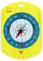 Hi Vis Waypoint Map Compass with Fluorescent Plate and Magnifier for Hiking, …