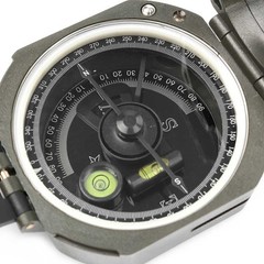 Pocket Transit Army Geology Compass for Outdoor Hiking Camping Survival Marching