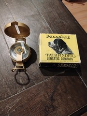 Precise Pathfinder Liquid Filled Lensatic Compass Model 23213 VTG W/Box Japan