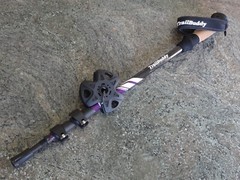 TrailBuddy Adjustable Hiking Poles for Snowshoe & Backpacking, Plum Purple – NIB