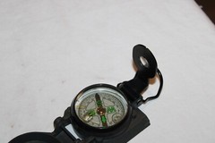 NRA ILA Military Engineering Hunting Hiking Camping Outdoor Compass ~ Gray
