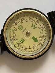 Black Plastic Engineer Directional Compass