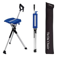STEP2GOLD | Ta-Da Chair Series 2 | Trekking Hiking Pole | Blue | 34.2” | 12087