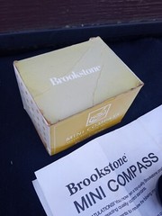 VTG Brookstone Mini Compass Suction Mount Open Box