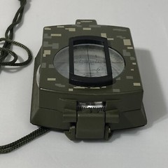 Aluminum Military Prismatic Sighting Compass With Case Digital Camo Design