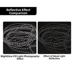 Weather Resistant Reflective Rope for Outdoor Camping 50 Meter Strong Rope