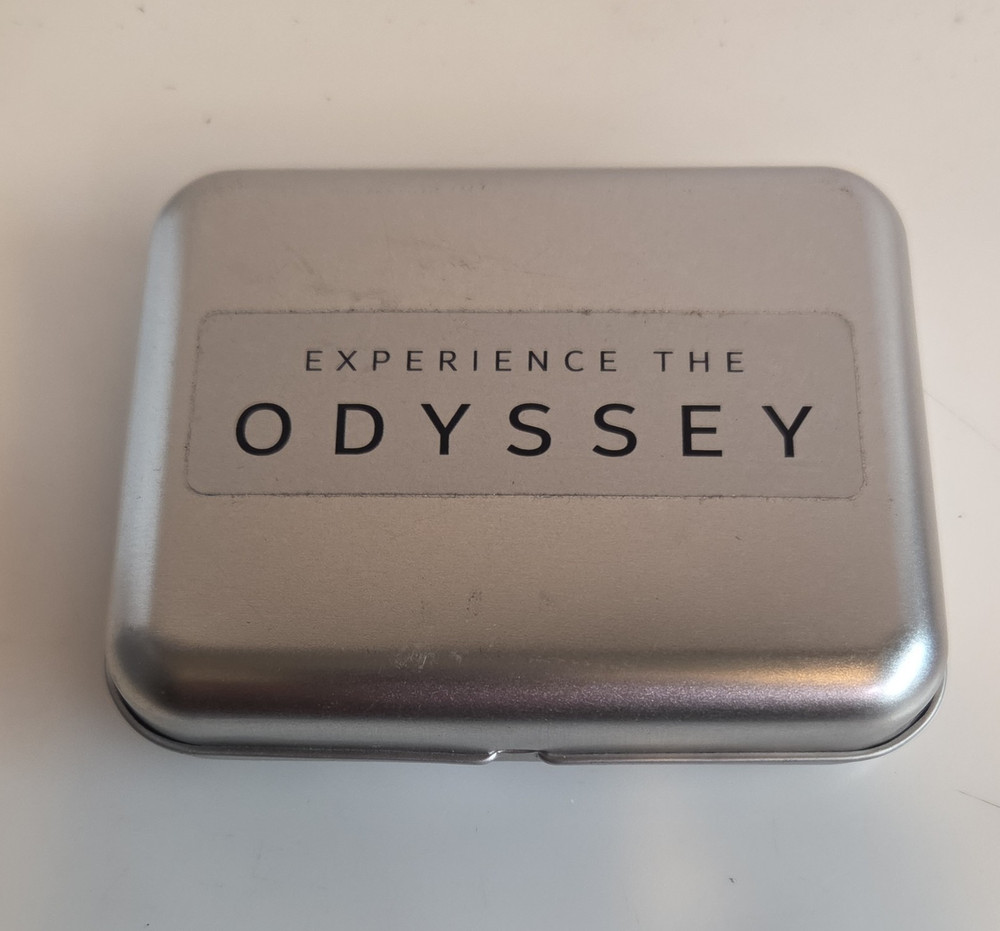 Odyssey Metal Hiking Compass, Silver Black Directional Sensor