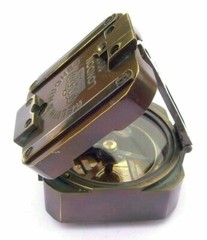 Antique Vintage Brass Solid Kelvin & Hughes 1917 Brunton Compass Handmade gift