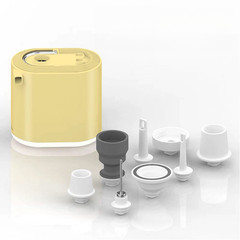 LED Portable Inflator for Balloons Air Mattress Toys USB Rechargeable 4.5KPA