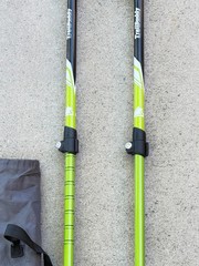 Set of Trail Buddy Trekking Poles 105-135CM Green .. 60