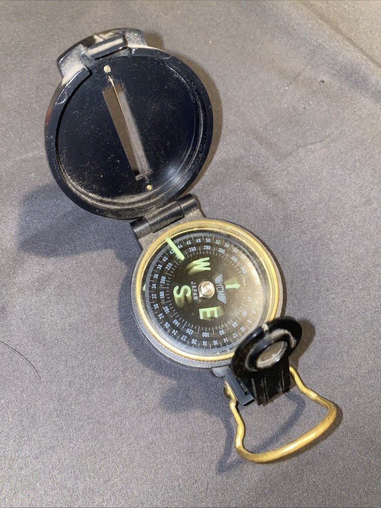 vintage YCM Engineer Lensatic Compass Made In Japan