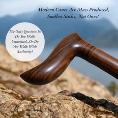 Wooden Walking Cane – Handcrafted in Central America, Luxury Laurel Wood