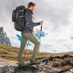Aluminum Folding Quick Lock Trekking Poles with Cork Grip, 2 Count