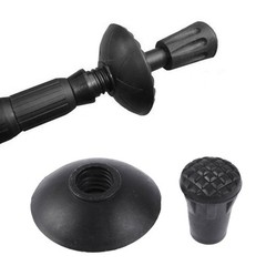 4 Pairs Trekking Pole Foot Covers Poles Accessories Walking Crutch Tips
