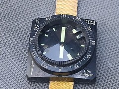 UNTESTED AMF Voit Vintage Scuba Diver Dive Diving Wrist Compass Finland AS IS