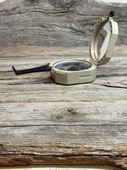 Brunton Pocket Transit Compass with Leather Case