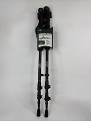 QUEST Telescoping Aluminum Trekking Poles in Black 26″ to 54″ CEH03044 New